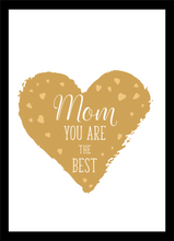 Load image into Gallery viewer, Set of 6 Happy Mother's Day Gift Best Mum Nanny Art Prints Room Posters Freestyle Hand Drawn 8 x 10 inches