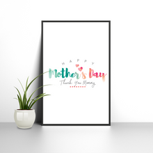 Load image into Gallery viewer, Set of 6 Mother's Day Event Posters, Best Mother's Day Gift Home Wall Art Decors Freestyle Hand Drawn 8 x 10 inches 330GSM Poster Paper for Living Room Bedroom