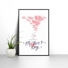 Load image into Gallery viewer, Set of 6 Mother's Day Event Posters, Best Mother's Day Gift Home Wall Art Decors Freestyle Hand Drawn 8 x 10 inches 330GSM Poster Paper for Living Room Bedroom