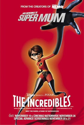incredibles movie poster
