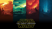 Lade das Bild in den Galerie-Viewer, Vintage Classic Movie Posters 'STAR WARS' "The Force Awakens"