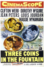 Lade das Bild in den Galerie-Viewer, CM-169 Vintage Classic Movie Posters 'THREE COINS IN THE FOUNTAIN'