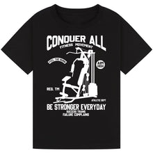 Load image into Gallery viewer, Motivational Gym Shirt – Dream Big, Lift Bigger
