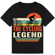 Load image into Gallery viewer, Colorful Bicycle Print Tee – Trendy Gift for Cycling Fans
