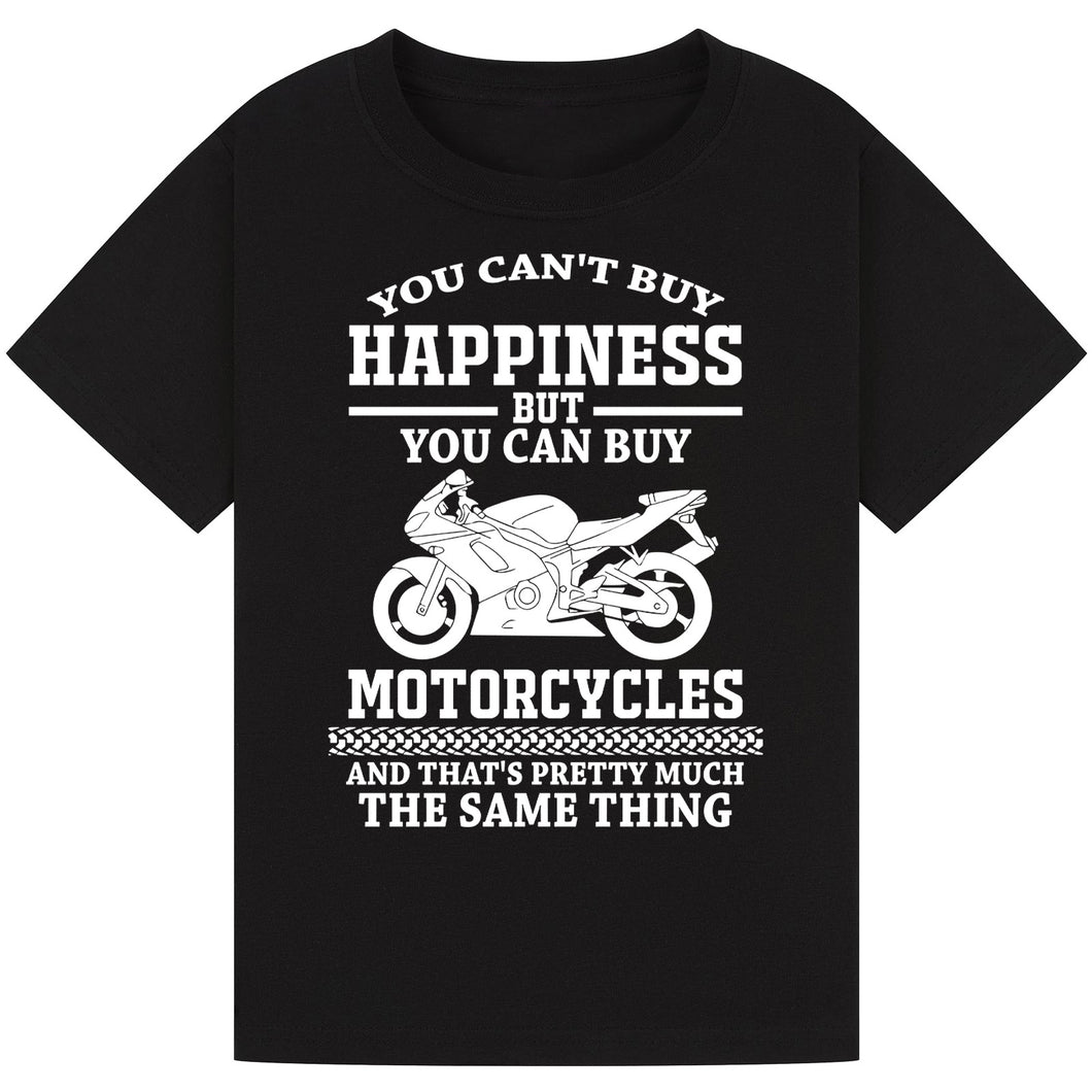 Motorbike Print T-Shirt – Trendy Casual Wear