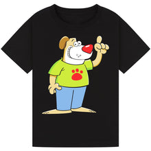 Load image into Gallery viewer, Paw Print Dog Red Nose Day T-Shirt 2025 – Fun Puppy Tee

