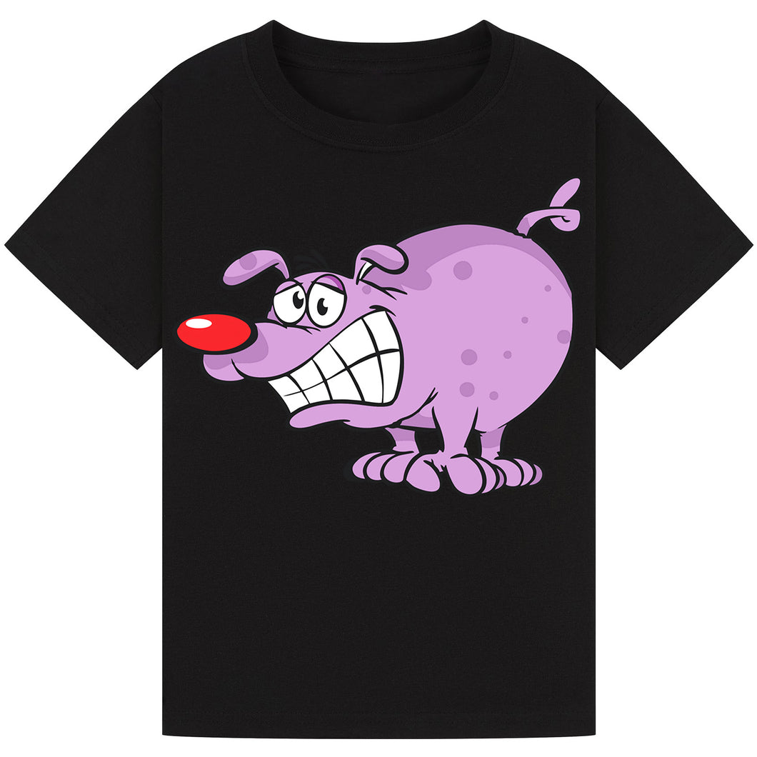 Purple Dog Red Nose Day T-Shirt 2025 – Fun Animated Design