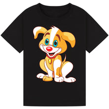Lade das Bild in den Galerie-Viewer, Happy Puppy Red Nose Day T-Shirt 2025 – Smiling Dog Tee
