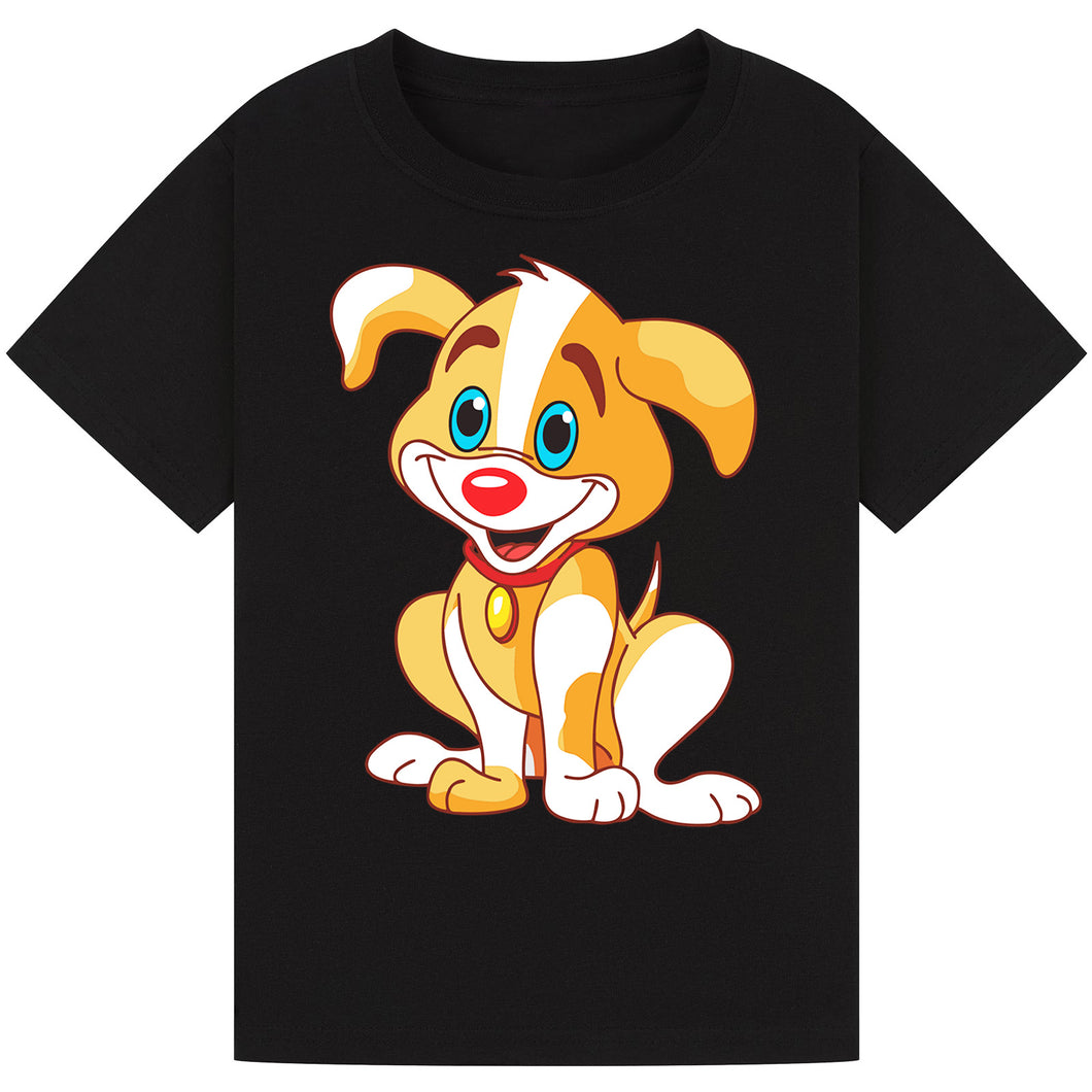 Happy Puppy Red Nose Day T-Shirt 2025 – Smiling Dog Tee