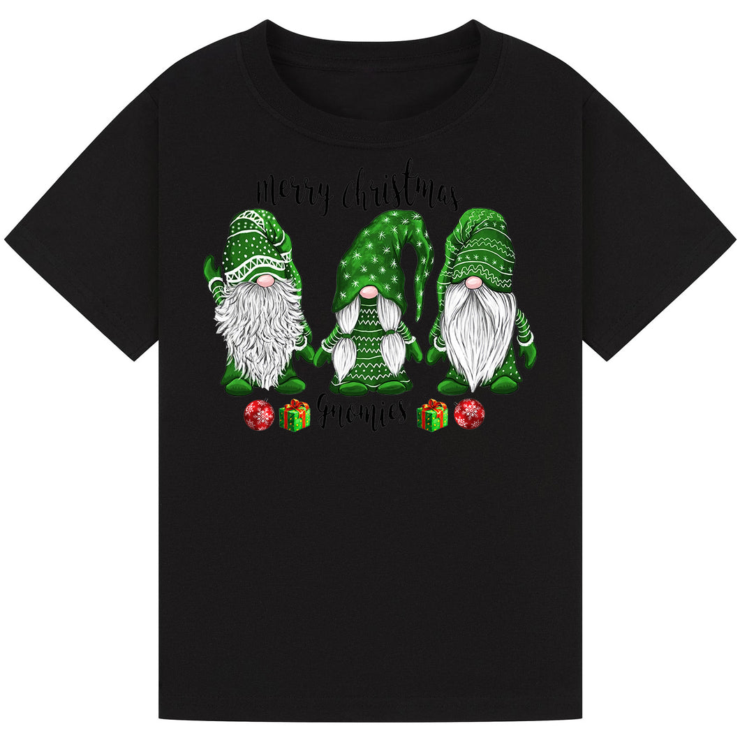 Christmas Gnomes Xmas Tree T-Shirt