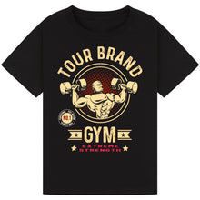Lade das Bild in den Galerie-Viewer, Train Hard, Stay Motivated – Gym Quote Tee
