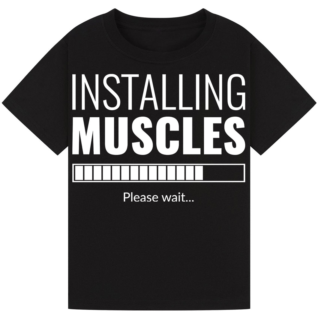 Gym Motivation Print Tee – Earn Your Sweat