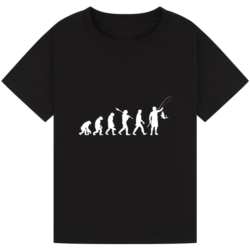 Fishing Evolution - Funny Angler's Tee