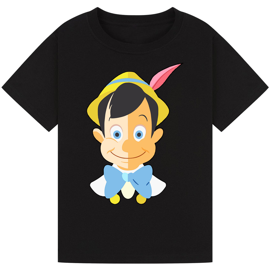 Pinochio Face T-Shirt – Cute World Book Day Storybook Tee