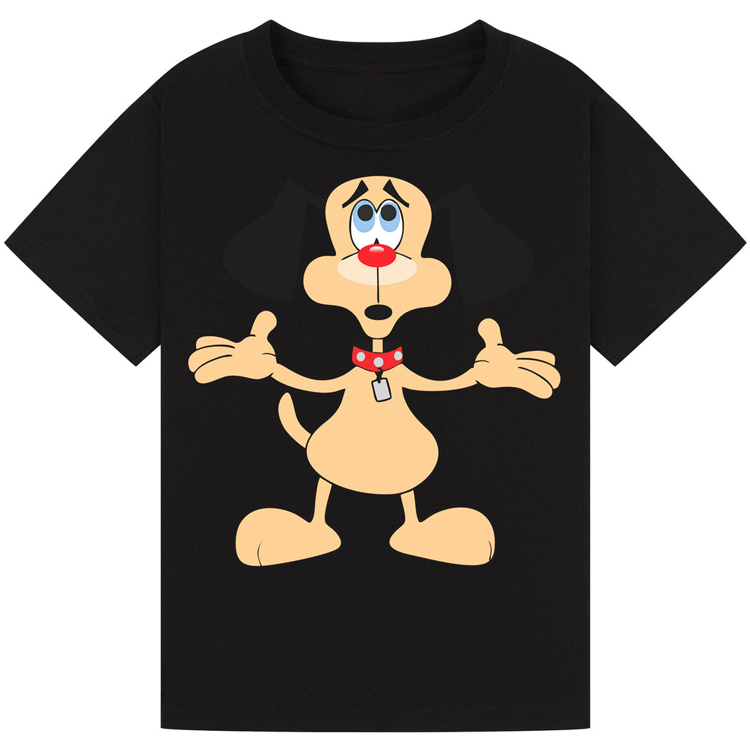Sad Dog Red Nose Day T-Shirt 2025 – ‘Why So Sad?’ Face Tee