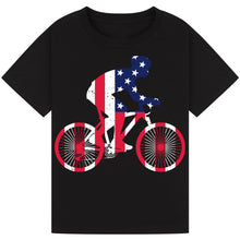 Load image into Gallery viewer, Cycling Graphic Tee – Fun Bike Print for Men, Women &amp; Kids
