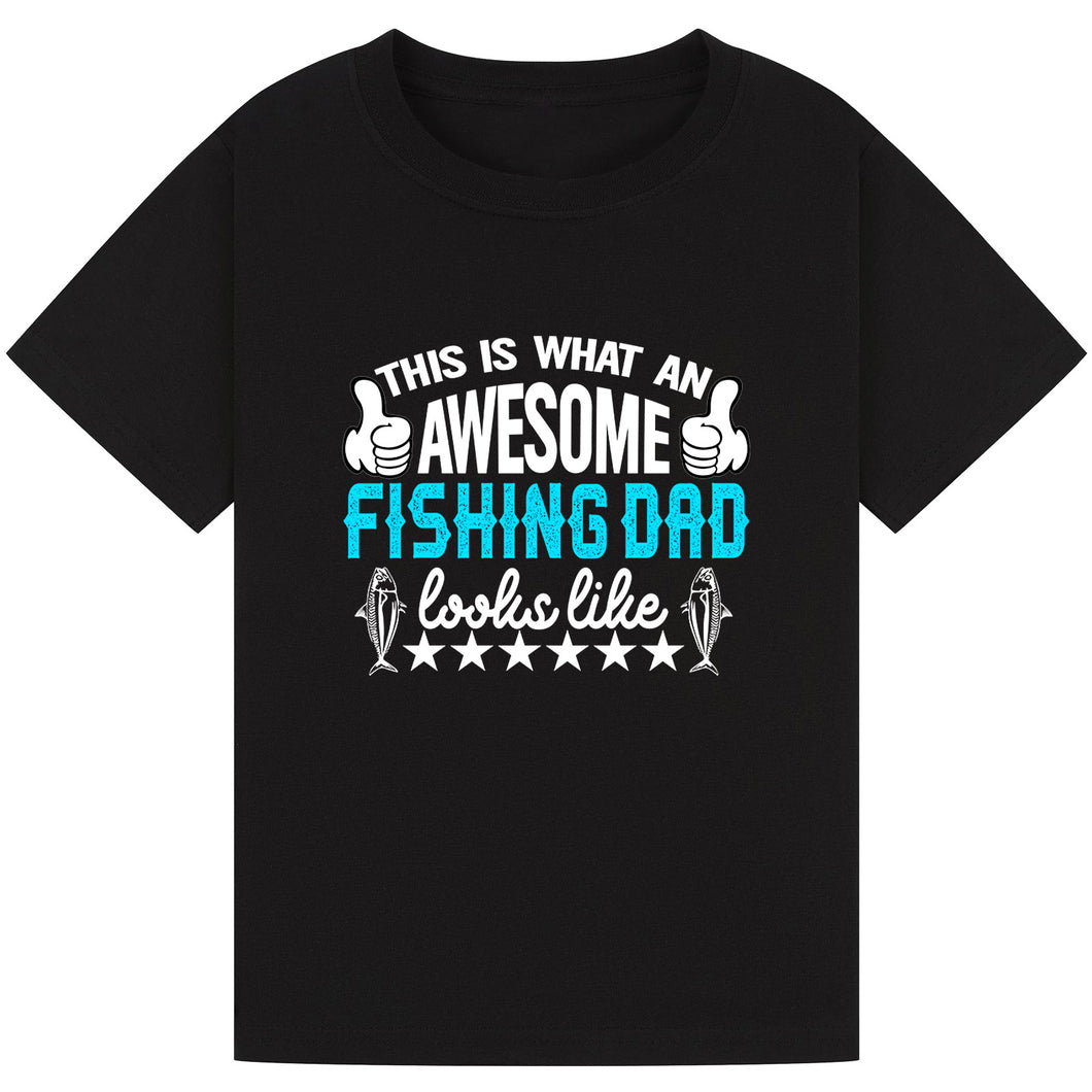 Awesome Fishing Dad - Funny Tee