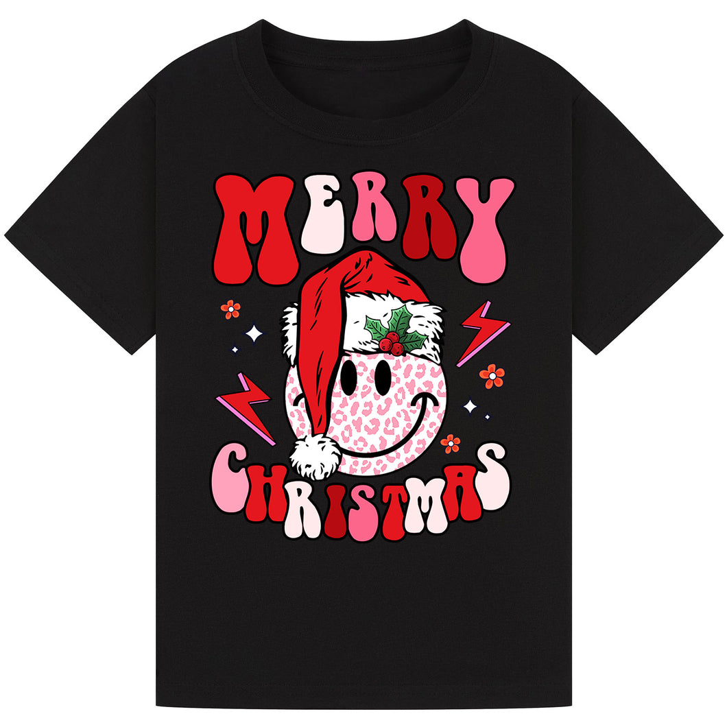 Merry Christmas Santa Hat Tee