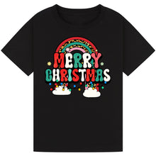 Load image into Gallery viewer, Merry Christmas Rainbow Tee
