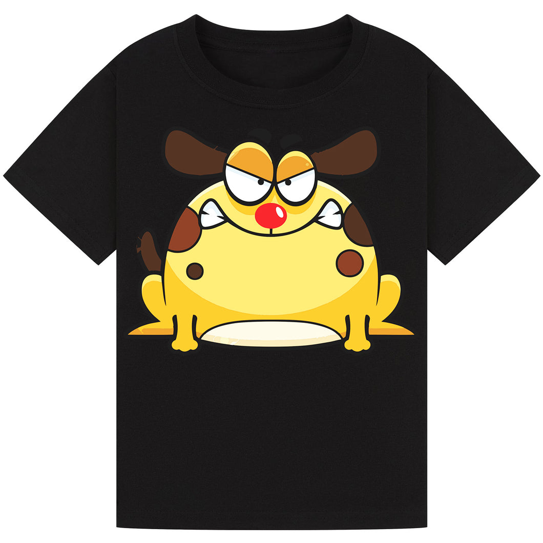 Angry Dog Red Nose Day T-Shirt 2025 – Cute Animated Tee