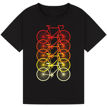 Lade das Bild in den Galerie-Viewer, Casual Cycling Tee – Bright Bicycle Print for All Ages
