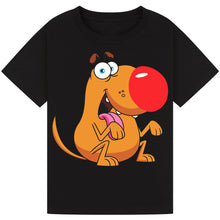 Load image into Gallery viewer, Big Nose Dog Red Nose Day T-Shirt 2025 – Celebration Tee
