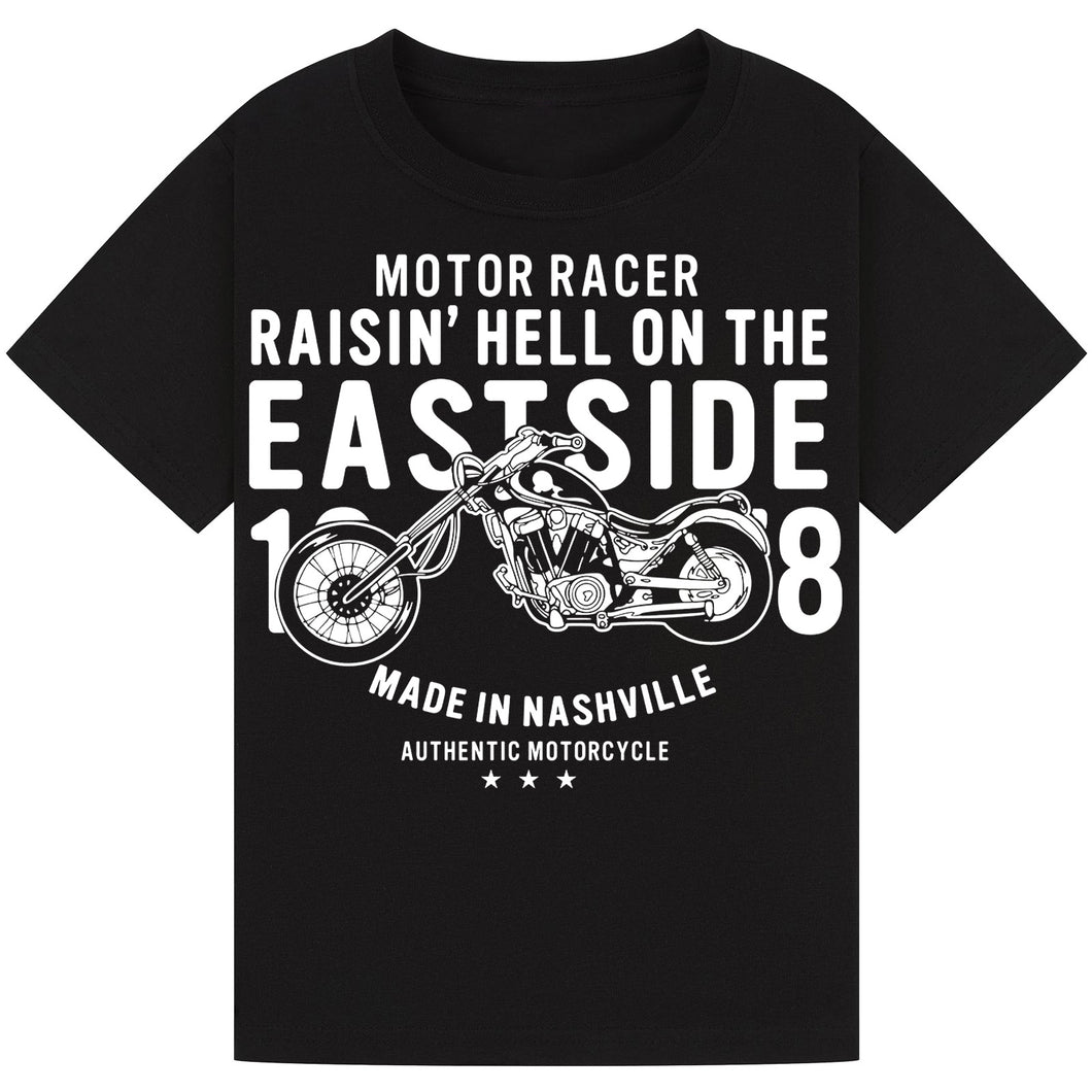 Motorbike Themed Tee – Fun Casual Wear