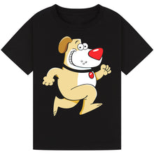 Load image into Gallery viewer, Running Dog Red Nose Day T-Shirt 2025 – Fun Animal Tee
