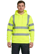 Load image into Gallery viewer, Hi-Vis Hoodie Workwear Custom Printed &amp; Embroidered | Belarte
