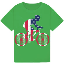 Load image into Gallery viewer, Cycling Graphic Tee – Fun Bike Print for Men, Women &amp; Kids
