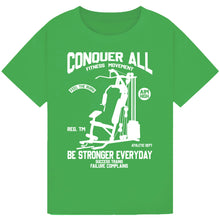Load image into Gallery viewer, Motivational Gym Shirt – Dream Big, Lift Bigger
