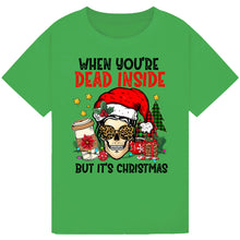 Load image into Gallery viewer, Funny Christmas Skull Tee
