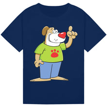 Load image into Gallery viewer, Paw Print Dog Red Nose Day T-Shirt 2025 – Fun Puppy Tee
