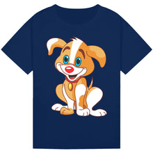 Lade das Bild in den Galerie-Viewer, Happy Puppy Red Nose Day T-Shirt 2025 – Smiling Dog Tee
