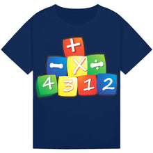 Load image into Gallery viewer, Kids Symbol Dice T-Shirt – Educational Tee
