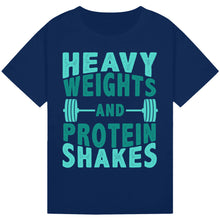 Lade das Bild in den Galerie-Viewer, Funny Gym Life Tee – Coffee, Weights, Repeat
