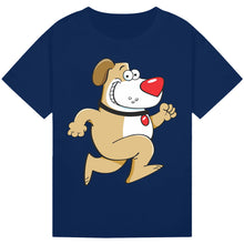 Load image into Gallery viewer, Running Dog Red Nose Day T-Shirt 2025 – Fun Animal Tee
