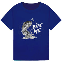 Load image into Gallery viewer, Bite Me Fish - Funny Fishing Tee
