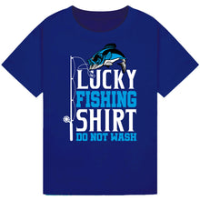 Load image into Gallery viewer, Lucky Fishing Shirt - Do Not Wash Tee
