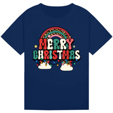 Load image into Gallery viewer, Merry Christmas Rainbow Tee
