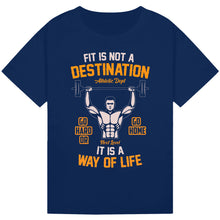 Load image into Gallery viewer, Weightlifting Quote Tee – Lift More, Complain Less
