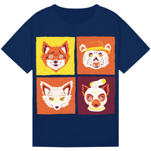 Load image into Gallery viewer, Fantastic Mr. Fox Costume T-Shirt – 4 Fox Faces Book Day Tee
