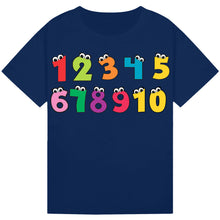 Lade das Bild in den Galerie-Viewer, Kids Emoji T-Shirt – 1-10 Counting Design
