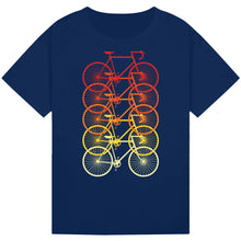 Lade das Bild in den Galerie-Viewer, Casual Cycling Tee – Bright Bicycle Print for All Ages
