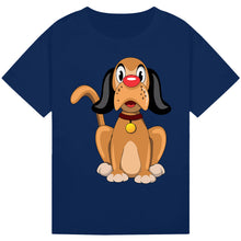 Load image into Gallery viewer, Sitting Dog Red Nose Day T-Shirt 2025 – Cute Cartoon Tee
