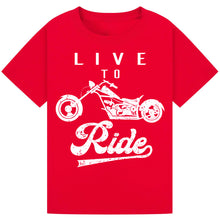 Lade das Bild in den Galerie-Viewer, Motorcycle Print T-Shirt – Comfy &amp; Trendy
