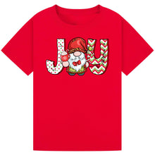 Load image into Gallery viewer, Joy Gnome Christmas Tee
