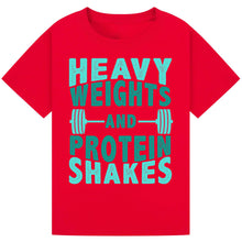 Lade das Bild in den Galerie-Viewer, Funny Gym Life Tee – Coffee, Weights, Repeat
