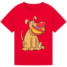 Lade das Bild in den Galerie-Viewer, Dog Bite Ball Red Nose Day T-Shirt 2025 – Playful Kids’ Tee
