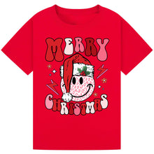 Load image into Gallery viewer, Merry Christmas Santa Hat Tee
